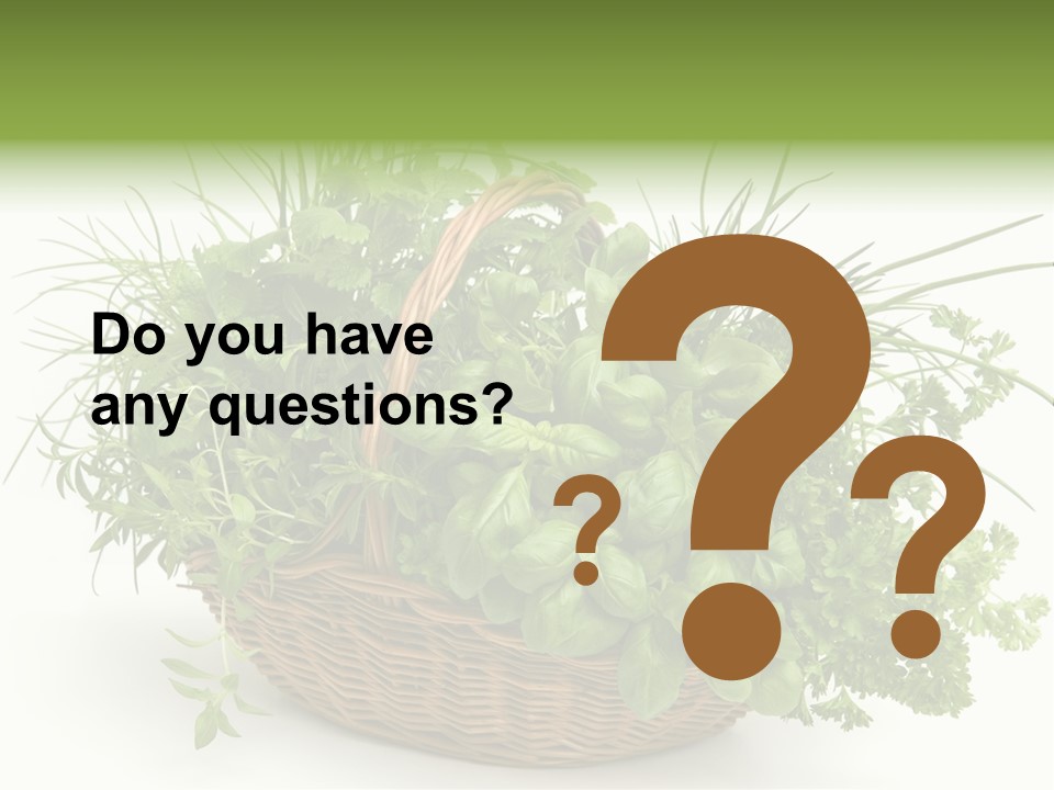 Freshness Eating Garden PowerPoint Template