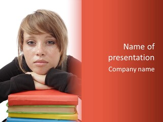 Knowledge Studying Smile PowerPoint Template