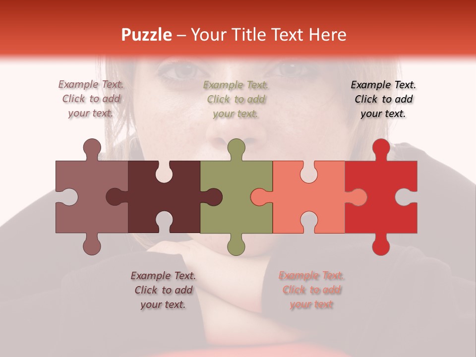 Knowledge Studying Smile PowerPoint Template