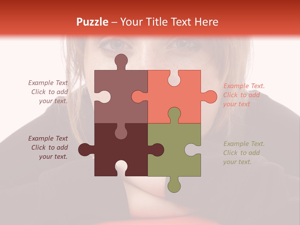 Knowledge Studying Smile PowerPoint Template