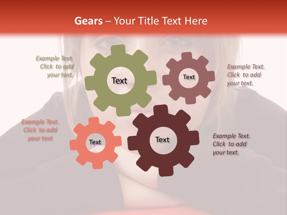 Knowledge Studying Smile PowerPoint Template