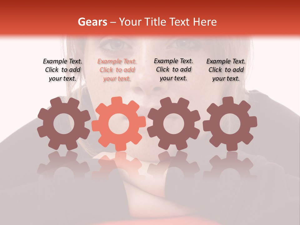 Knowledge Studying Smile PowerPoint Template