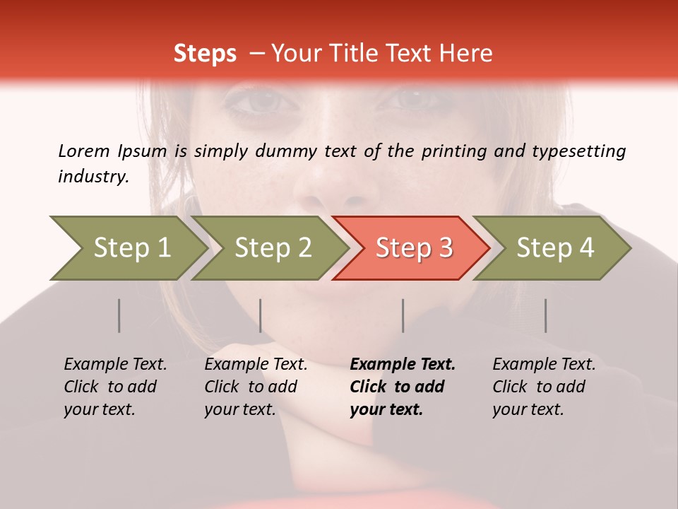 Knowledge Studying Smile PowerPoint Template