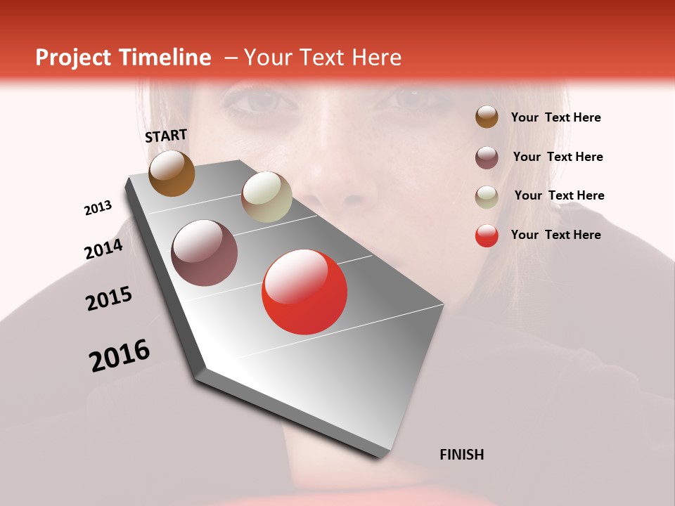 Knowledge Studying Smile PowerPoint Template