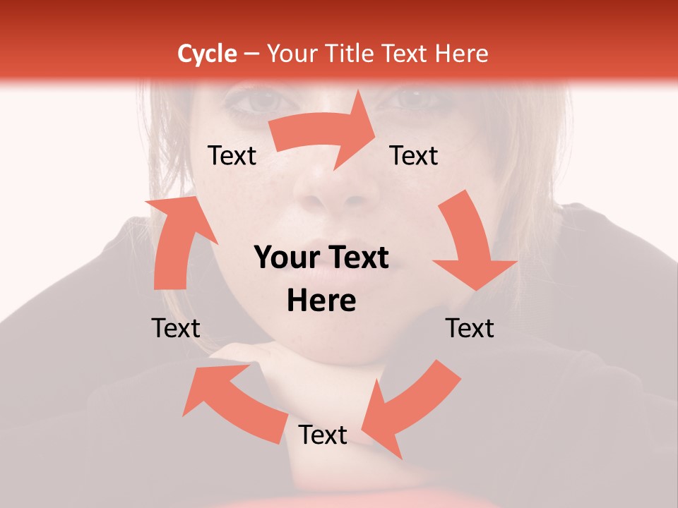 Knowledge Studying Smile PowerPoint Template
