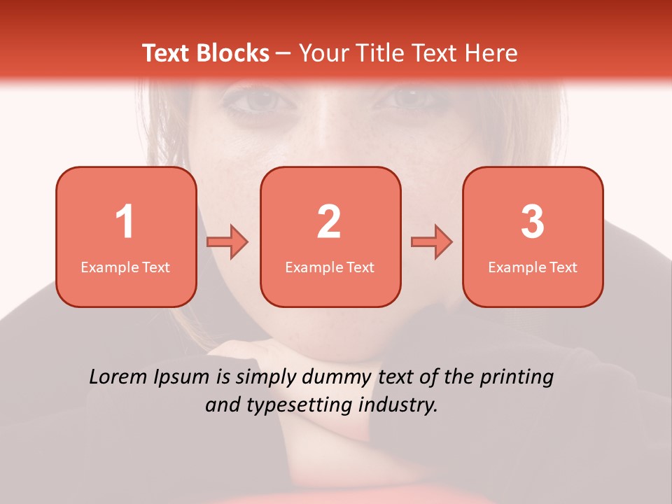 Knowledge Studying Smile PowerPoint Template
