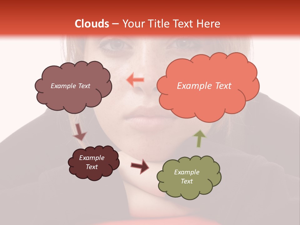 Knowledge Studying Smile PowerPoint Template