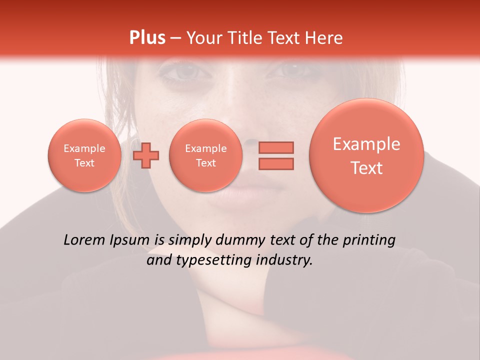 Knowledge Studying Smile PowerPoint Template