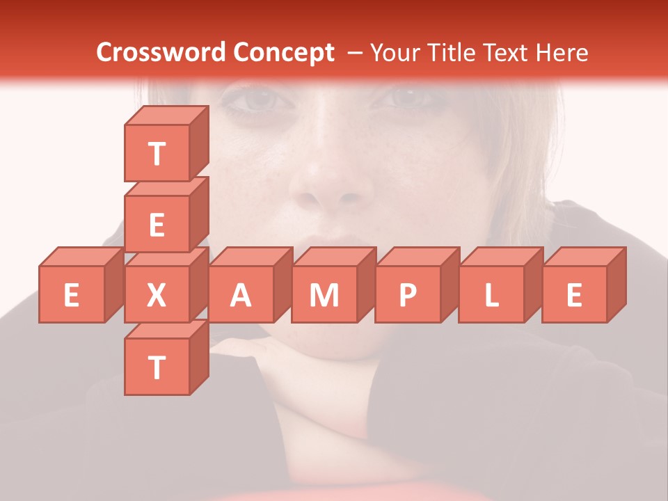 Knowledge Studying Smile PowerPoint Template