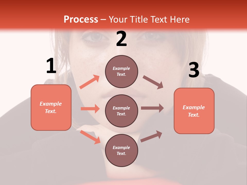 Knowledge Studying Smile PowerPoint Template