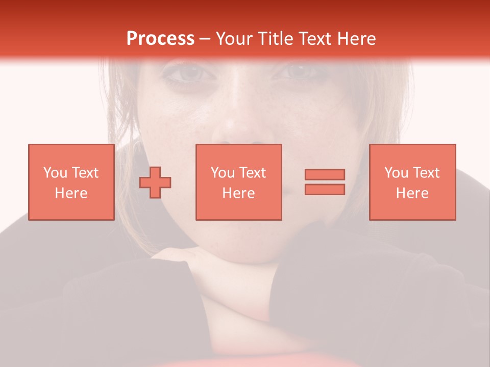 Knowledge Studying Smile PowerPoint Template