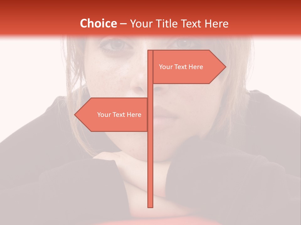 Knowledge Studying Smile PowerPoint Template