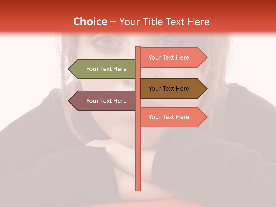 Knowledge Studying Smile PowerPoint Template