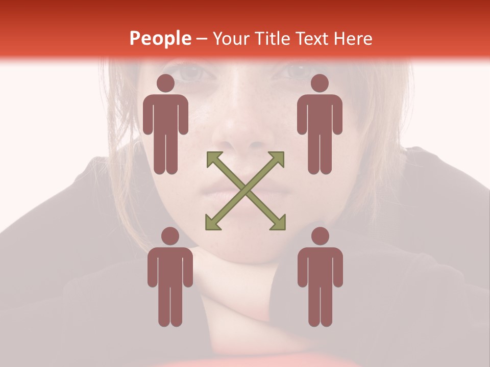 Knowledge Studying Smile PowerPoint Template