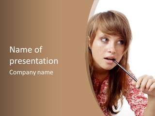 University Teenager Campus PowerPoint Template