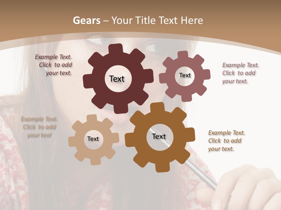 University Teenager Campus PowerPoint Template