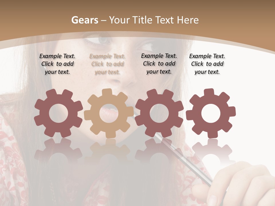 University Teenager Campus PowerPoint Template