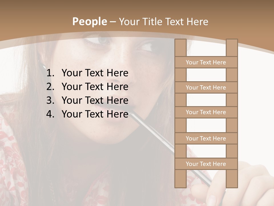 University Teenager Campus PowerPoint Template