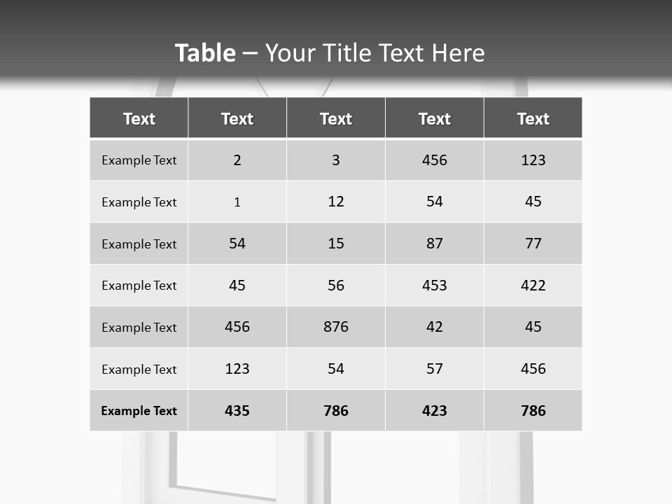 Domestic Building Element PowerPoint Template