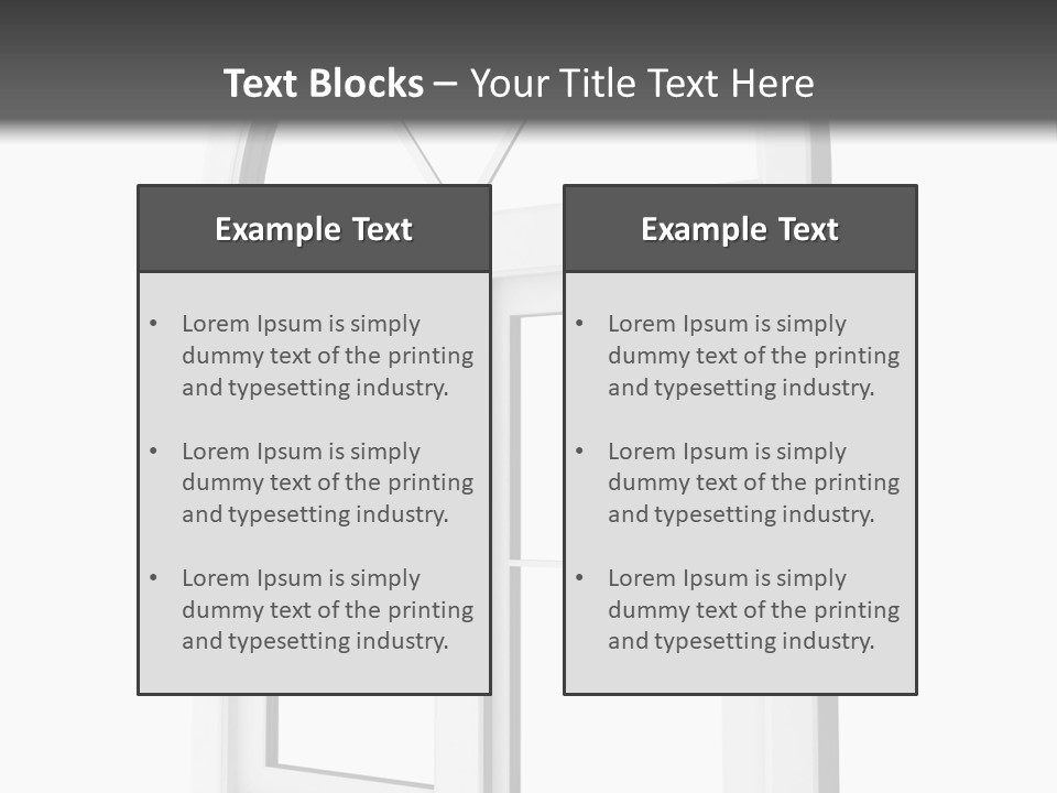 Domestic Building Element PowerPoint Template