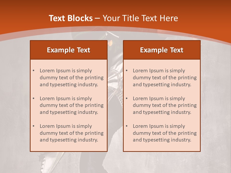 Breakdance Dancer Jumping PowerPoint Template