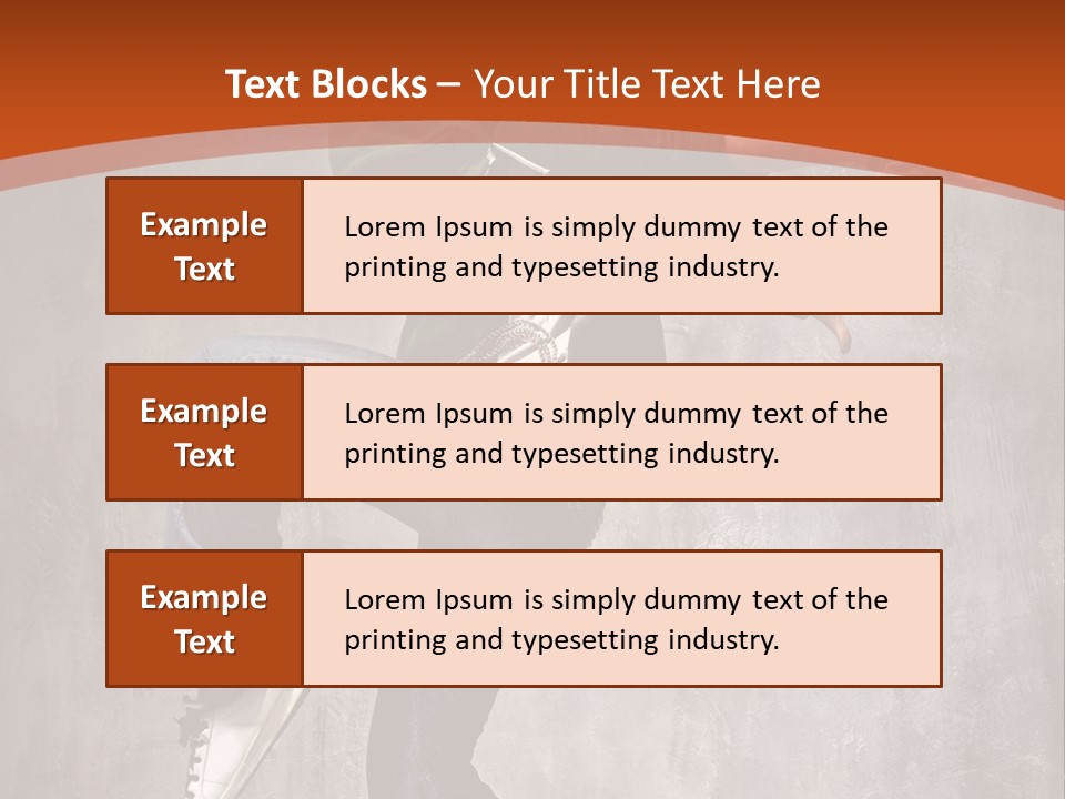 Breakdance Dancer Jumping PowerPoint Template