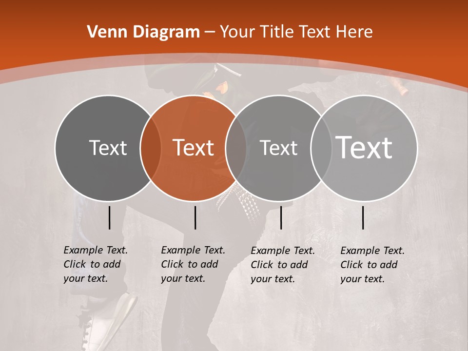 Breakdance Dancer Jumping PowerPoint Template