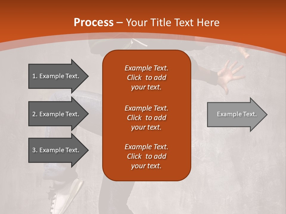Breakdance Dancer Jumping PowerPoint Template