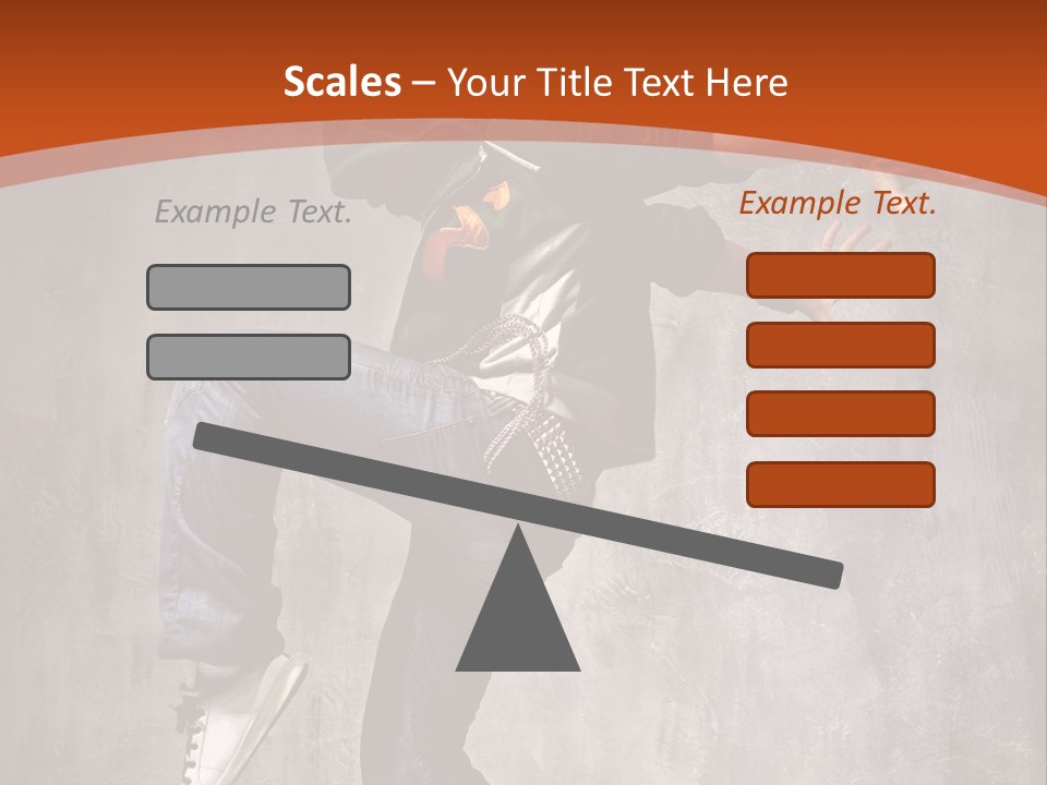 Breakdance Dancer Jumping PowerPoint Template