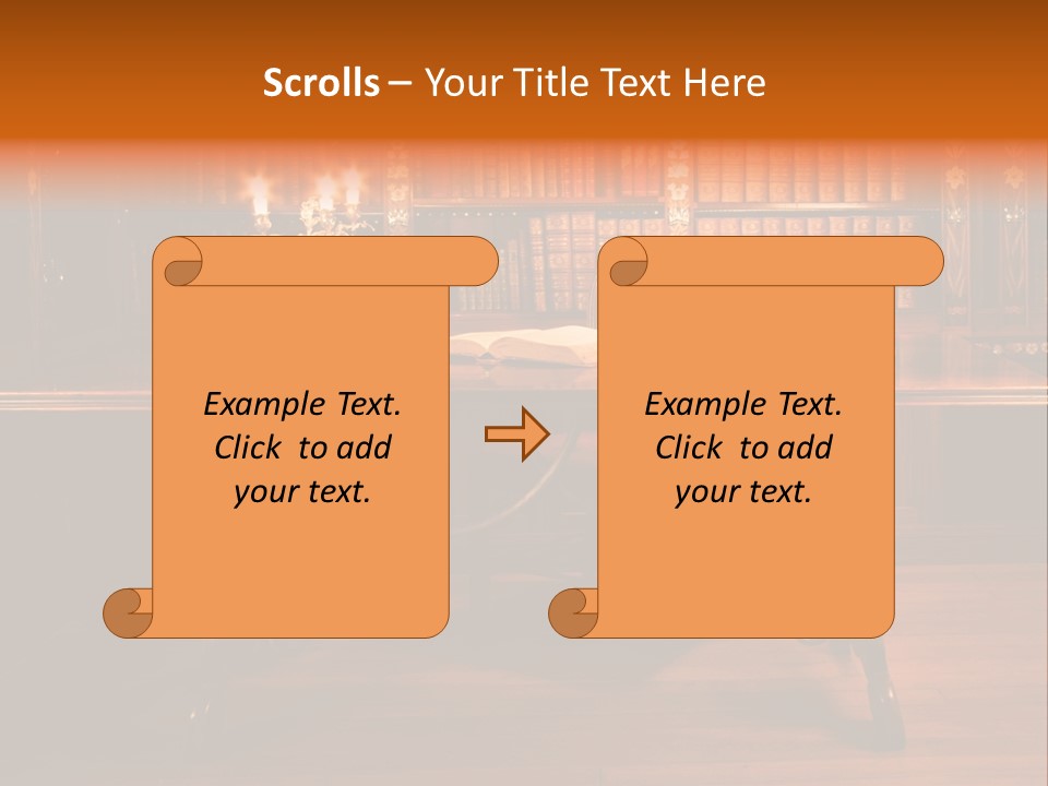 Textbook Old Document PowerPoint Template