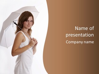 Feminine  Posing PowerPoint Template