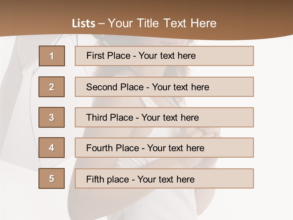 Feminine  Posing PowerPoint Template