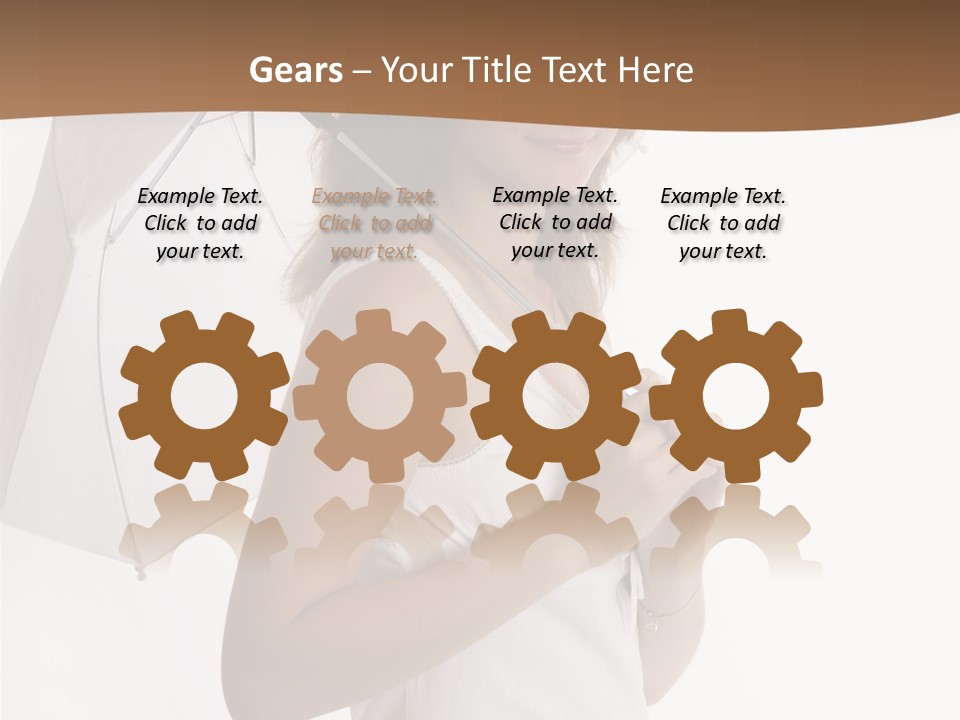 Feminine  Posing PowerPoint Template