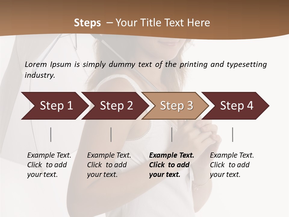 Feminine  Posing PowerPoint Template