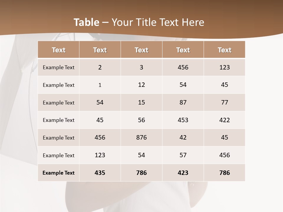 Feminine  Posing PowerPoint Template