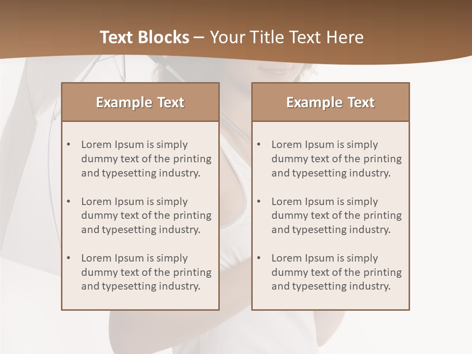 Feminine  Posing PowerPoint Template