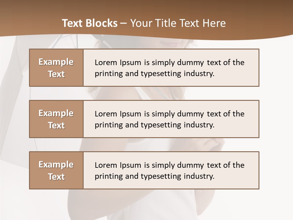Feminine  Posing PowerPoint Template