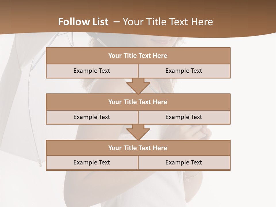 Feminine  Posing PowerPoint Template