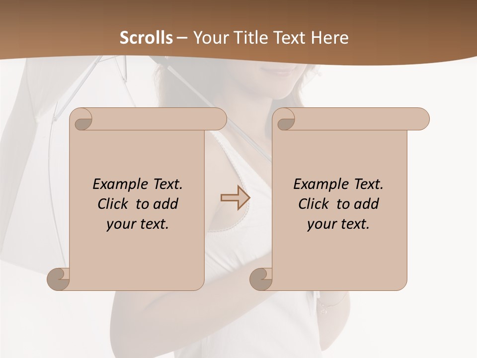 Feminine  Posing PowerPoint Template