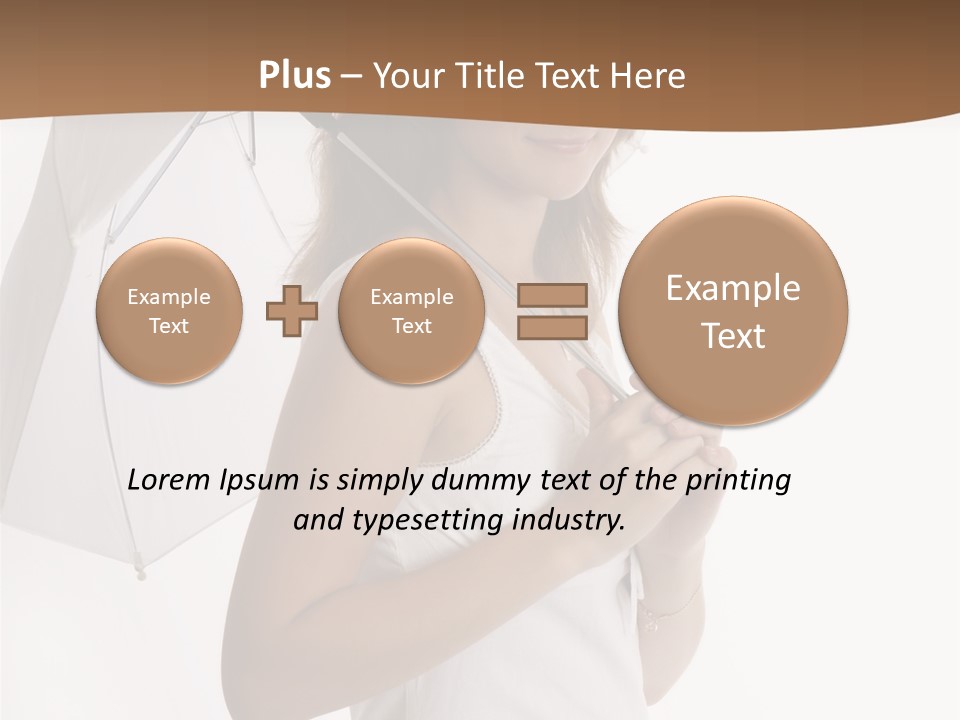 Feminine  Posing PowerPoint Template