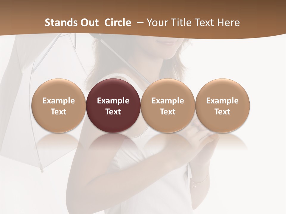 Feminine  Posing PowerPoint Template