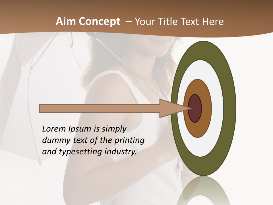 Feminine  Posing PowerPoint Template