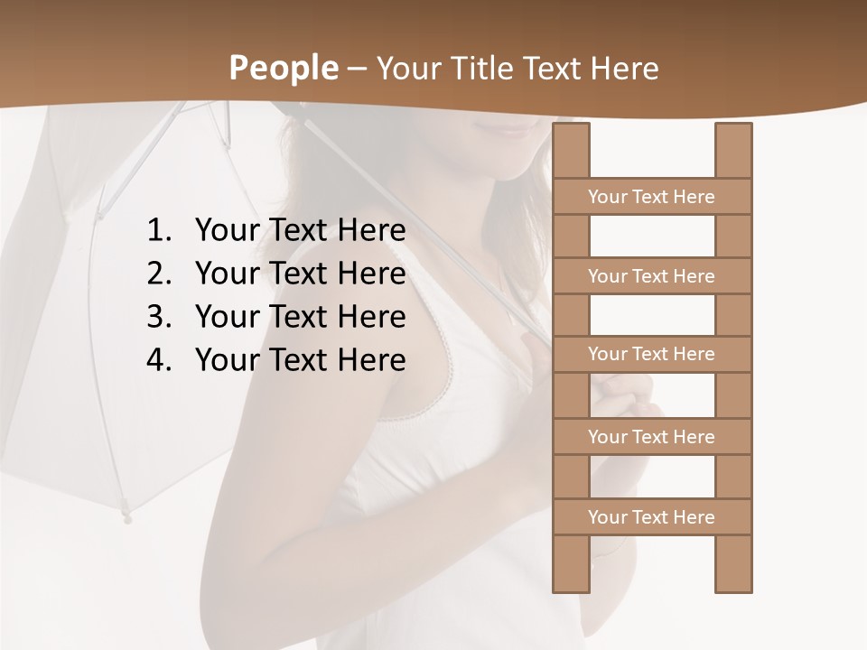 Feminine  Posing PowerPoint Template