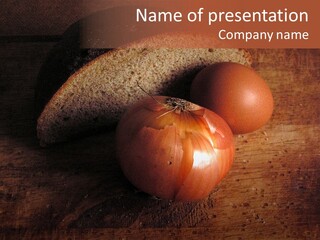 Rye Bread Onion Village PowerPoint Template