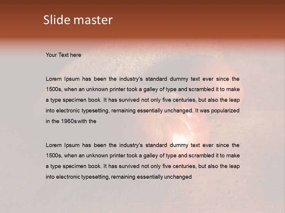 Rye Bread Onion Village PowerPoint Template