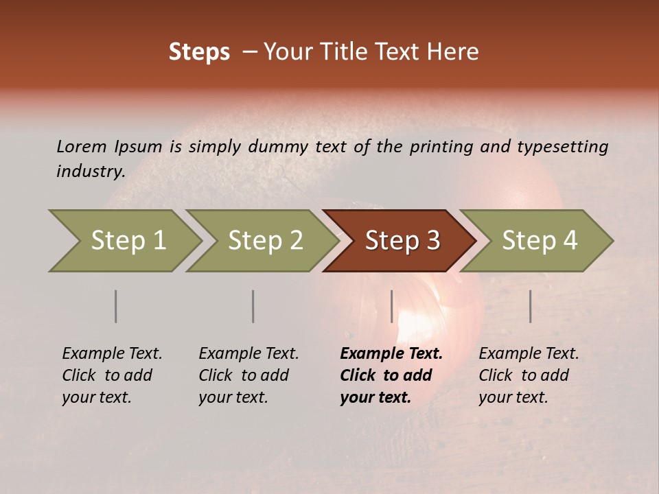 Rye Bread Onion Village PowerPoint Template