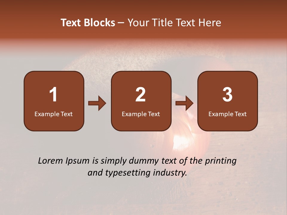 Rye Bread Onion Village PowerPoint Template