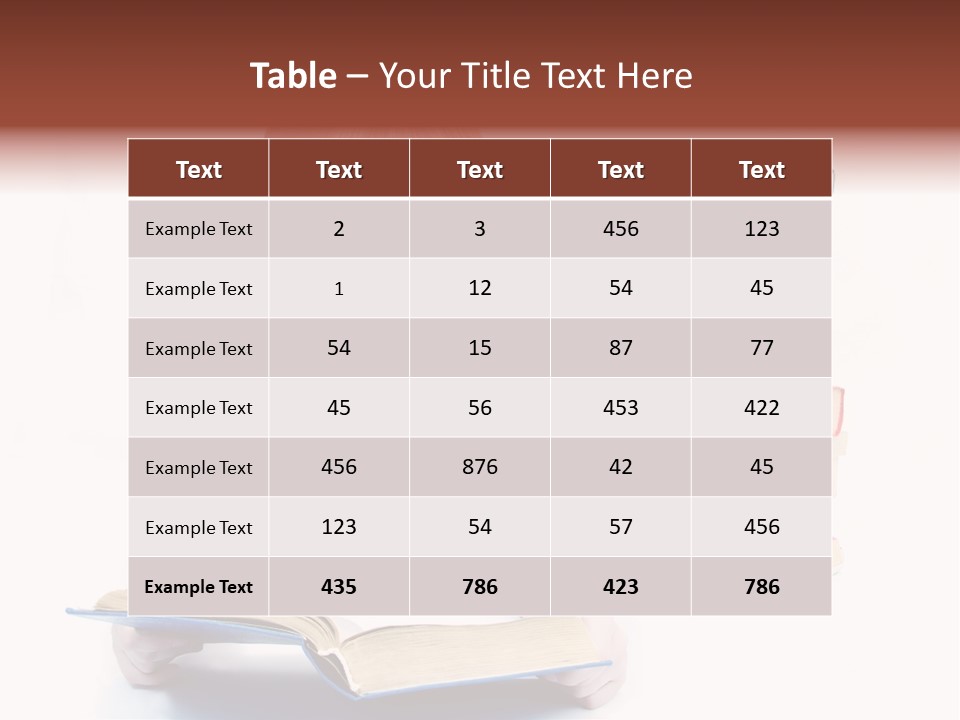 Filly Undergraduate Pleasure PowerPoint Template