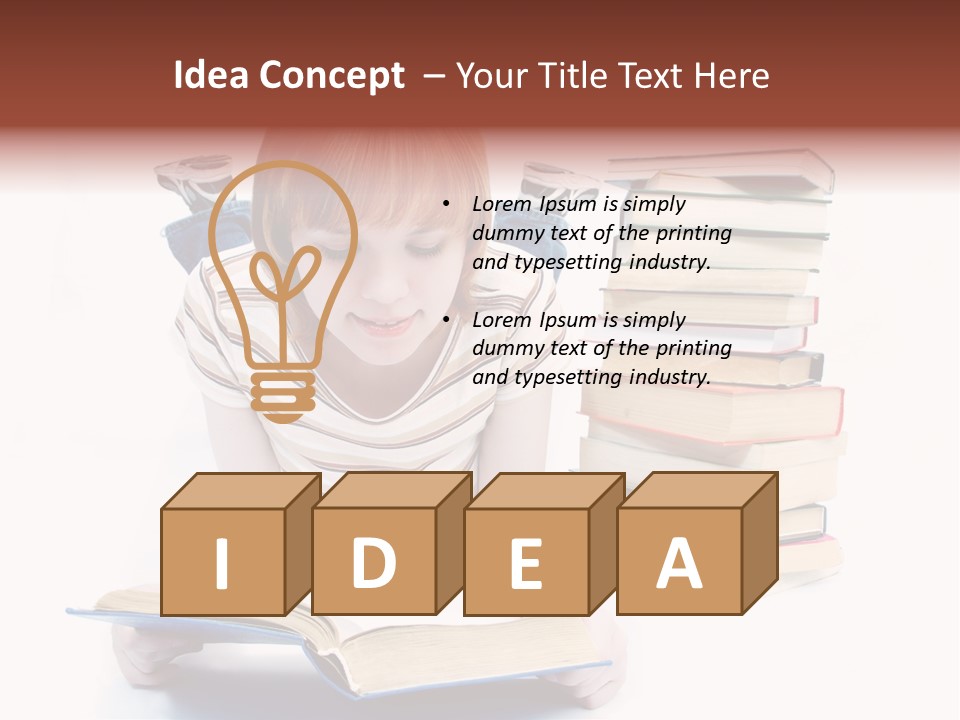 Filly Undergraduate Pleasure PowerPoint Template