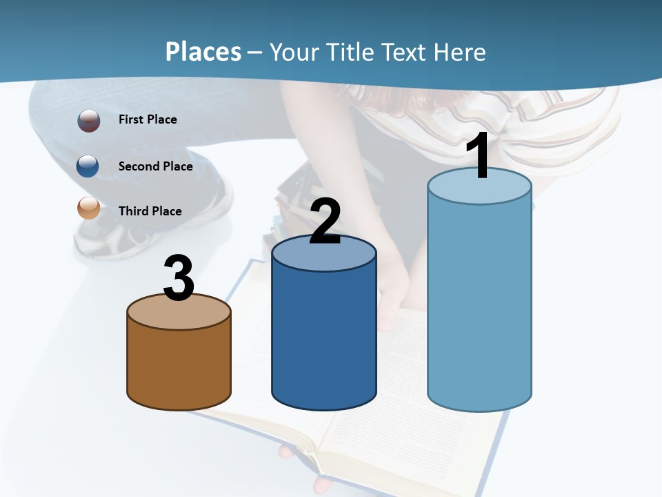 Reading Exam Textbook PowerPoint Template